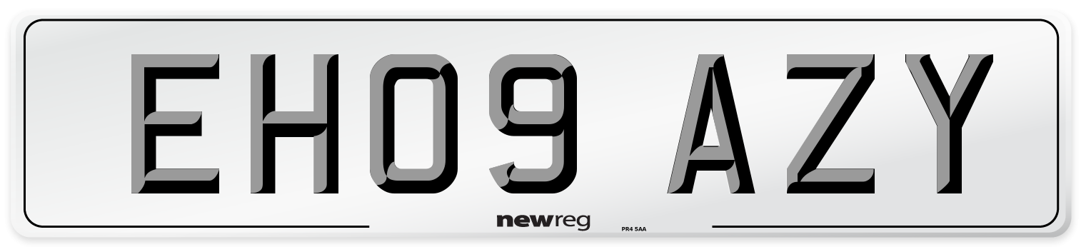 EH09 AZY Number Plate from New Reg